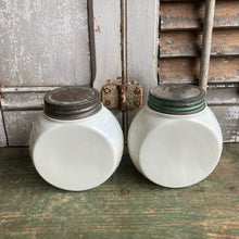 Load image into Gallery viewer, Vintage Anchor Hocking Vitrock Salt + Pepper Shakers
