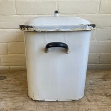 Load image into Gallery viewer, Vintage Enamel Bread Box c1950s

