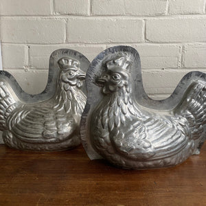 Large Antique German Nesting Hen Chocolate Mold #16