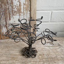 Load image into Gallery viewer, Antique English Wire Flower Frog c1920
