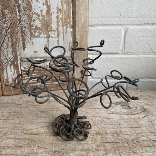 Antique English Wire Flower Frog c1920
