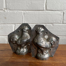 Load image into Gallery viewer, Small Antique German Standing Rooster Chocolate Mold #24
