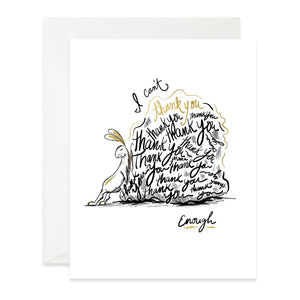 Can't Thank You Enough Card by Good Juju Ink