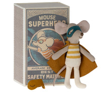 Load image into Gallery viewer, Maileg - Super Hero Little Brother Mouse in Matchbox
