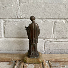 Load image into Gallery viewer, Antique French Speltre Statue of Saint John Vianney
