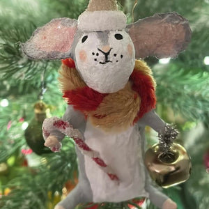 Handmade Spun Cotton Christmas Ornaments