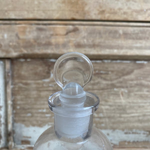 Antique Apothecary Chemical Bottle - Nitric Acid