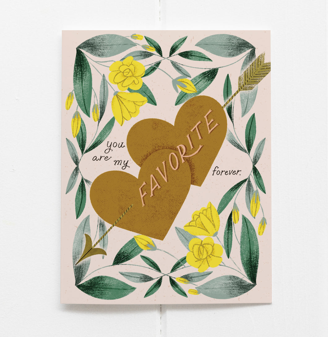 You are My Favorite Forever Card by Olive and Company