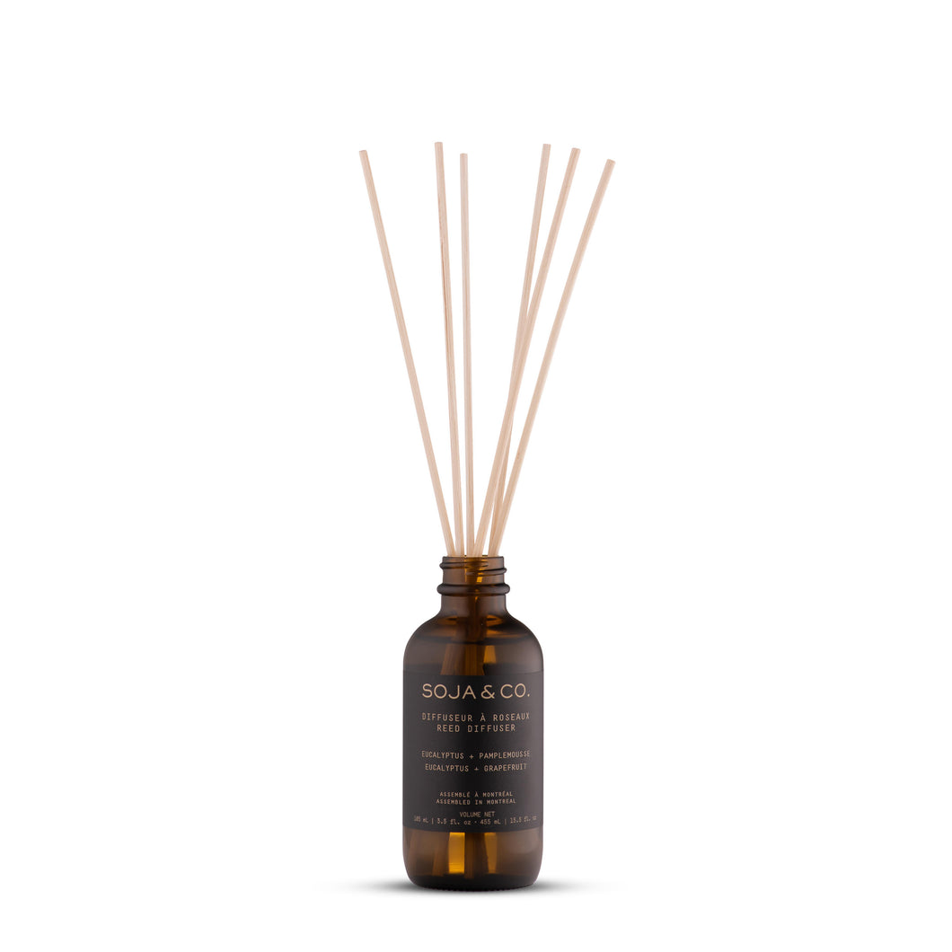 Eucalyptus + Mint + Rosemary Reed Diffuser 120ml by SOJA & CO in Quebec