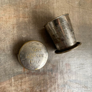 Antique WW1 Soldier’s Vest Pocket Cup