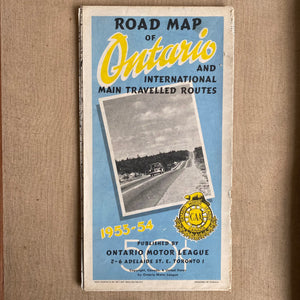 Vintage Ontario Road Maps