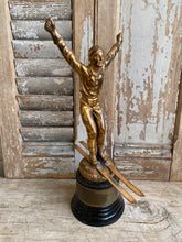 Load image into Gallery viewer, Vintage Ski Trophy c1940s
