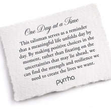 Load image into Gallery viewer, Pyrrha - One Day At A Time Talisman Necklace
