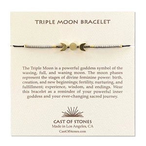 Triple Moon Bracelet