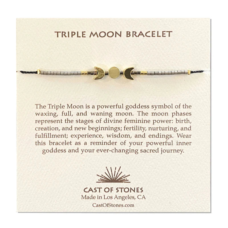 Triple Moon Bracelet