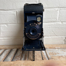 Load image into Gallery viewer, Vintage No. 1A Pocket Kodak Jr. Folding Camera — Blue
