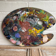 Load image into Gallery viewer, Vintage French Artist's Paint Palette c1960
