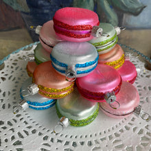 Load image into Gallery viewer, French Macaron Glass Ornament
