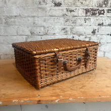 Load image into Gallery viewer, Vintage English Picnic Basket with Contents c1950-1960s
