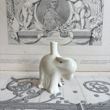 Load image into Gallery viewer, Vintage Nutbrown England Ceramic Elephant Pie Funnel c1940
