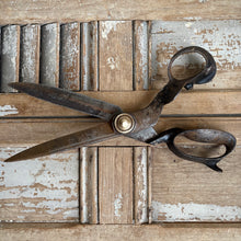 Load image into Gallery viewer, Antique Tailor’s Shears – J. Wiss &amp; Sons c1890
