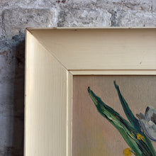 Load image into Gallery viewer, Vintage Tulip Still Life Oil Painting - Original Floral on Canvas Board
