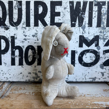Load image into Gallery viewer, Antique Handmade Straw Stuffed Bunny
