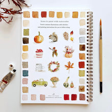 Load image into Gallery viewer, Autumn Watercolour Workbook by Emily Lex Studio
