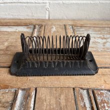 Load image into Gallery viewer, Antique Cast Iron Envelope/Letter Holder Wall Rack c. 1900
