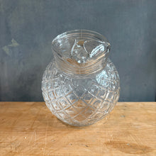 Load image into Gallery viewer, Vintage 1940s Waffle Tilted Ball Pitcher

