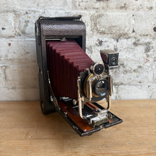 Load image into Gallery viewer, Rare Canadian Kodak Folding Camera c. 1905 Red Bellows - Bausch &amp; Lomb Lens
