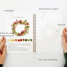 Load image into Gallery viewer, Autumn Watercolour Workbook by Emily Lex Studio

