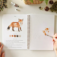 Load image into Gallery viewer, Woodland Watercolour Workbook
