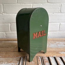Load image into Gallery viewer, Vintage Metal Mailbox Coin Bank c1950

