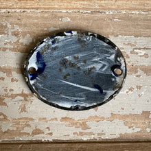 Load image into Gallery viewer, Vintage French Enamel Letter "D" Plaque c1930

