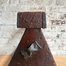 Load image into Gallery viewer, Antique Primitive A-Frame Tool Tote - 19th Century Rustic Wooden Caddy
