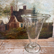 Load image into Gallery viewer, Vintage Dutch Glass Measuring Beaker - 250ml Footed Apothecary Cup
