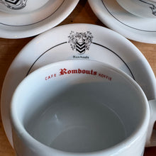 Load image into Gallery viewer, Set/4 Vintage Rombouts Cafe Cups &amp; Saucers c1960s
