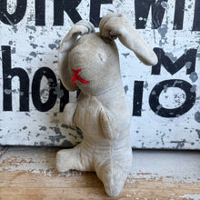Load image into Gallery viewer, Antique Handmade Straw Stuffed Bunny

