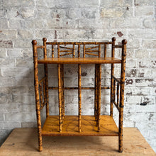 Load image into Gallery viewer, Antique Faux Bamboo Magazine Rack
