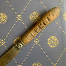 Load image into Gallery viewer, RARE Victorian Treen Lemon Knife c.1895
