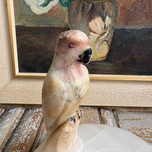 Load image into Gallery viewer, Vintage Italian Alabaster Parrot Dish c1950
