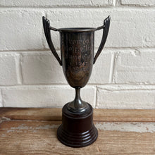 Load image into Gallery viewer, Vintage Golf Club Trophies – Engraved Silver Plate Cups, 1920s–1940s
