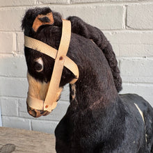 Load image into Gallery viewer, Rare Antique Victorian Taxidermy-Style Horse Figure with Real Fur
