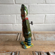 Load image into Gallery viewer, RARE Gama U.S. Zone Germany 1945-49 Tin Litho Wind-Up Hobo Walker
