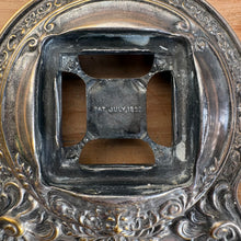 Load image into Gallery viewer, Antique Victorian Silverplate Inkwell with Ornate Tray
