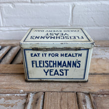 Load image into Gallery viewer, Rare Vintage Fleischmann's Yeast Tin c1920
