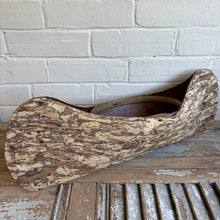 Load image into Gallery viewer, Vintage Canadian Handcrafted Bark Canoe - 23” c1950s
