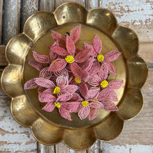 Load image into Gallery viewer, Antique French Beaded Flowers Set/12 c1920
