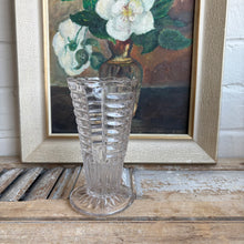 Load image into Gallery viewer, Vintage Pressed Glass Bud Vase - Art Deco Style
